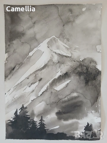 Картина: "Мъглива планина"