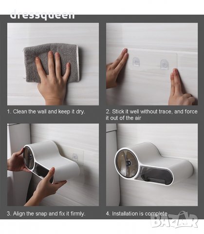 37500 Диспенсър за тоалетна хартия с поставка за телефон и чекмедже, снимка 7 - Други стоки за дома - 34230927