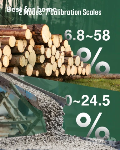 Влагомер за дървесина, преносим влагомер с писалка TESMEN, снимка 4 - Измервателни инструменти - 50916091