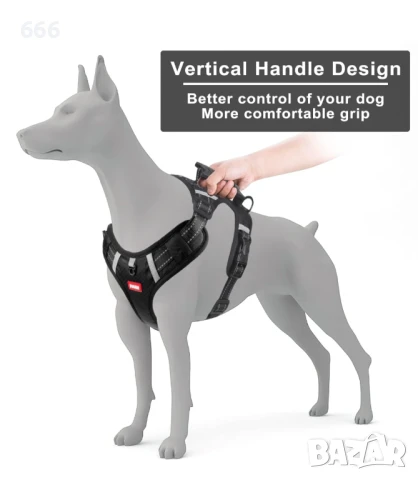 Нагръдник за кучета , светлоотразителен, снимка 5 - За кучета - 50993752