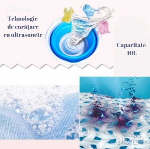 Мини преносима пералня, за пътуване, туризъм и почивка, ултразвукова турбина 24W, снимка 7 - Друга електроника - 52832716