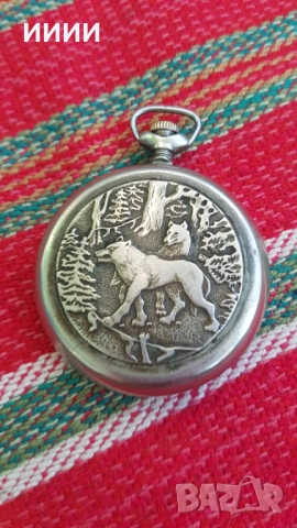 Джобен часовник Молния вълци, снимка 2 - Антикварни и старинни предмети - 52157314