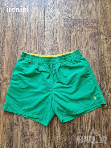Страхотни мъжки къси шорти  POLO RALPH LAUREN , за плаж , с бандаж  и  джобове,  размер  L