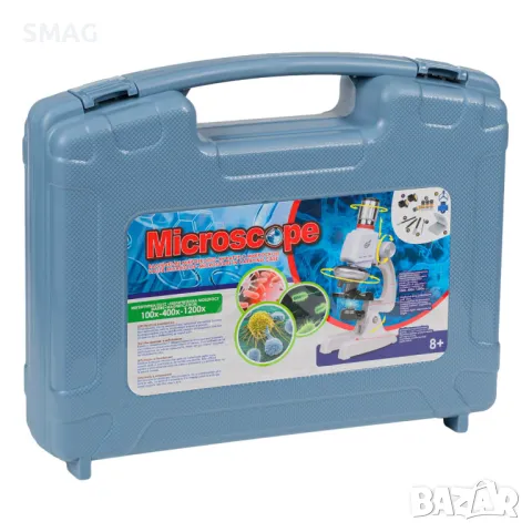 Кутия за микроскоп (100x - 400x - 1200x) S_1200203, снимка 2 - Образователни игри - 49253376