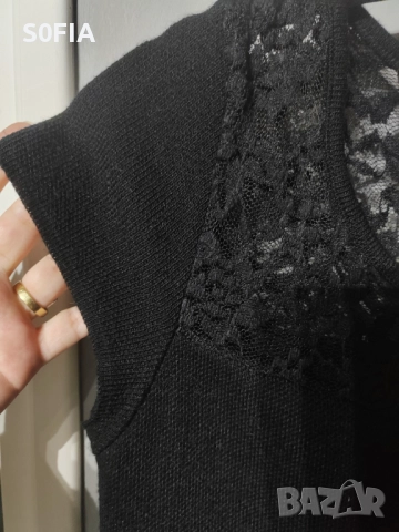 Италианска 100% вълна рокля М размер, снимка 2 - Рокли - 52305966