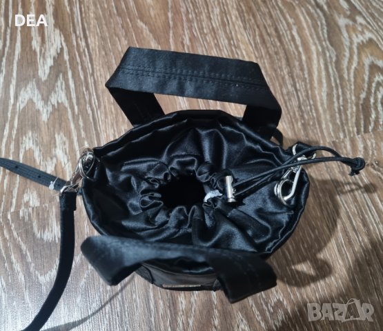 Черна чанта сатен Victoria's secret-PINK-55лв.НОВА, снимка 8 - Чанти - 41775083