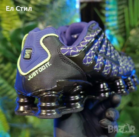 📌Nike Shox TL Black and Blue 36 37 38 39 40 41 42 43 44 45 46 н Цена 98 ерво Еконт, снимка 3 - Маратонки - 53625275