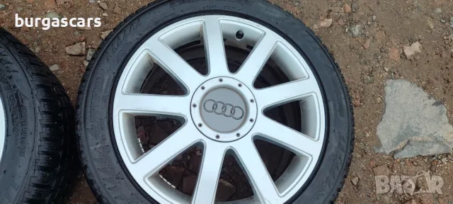 Алуминиеви джанти с гуми Audi 17ки - 600лв, снимка 4 - Гуми и джанти - 48021601