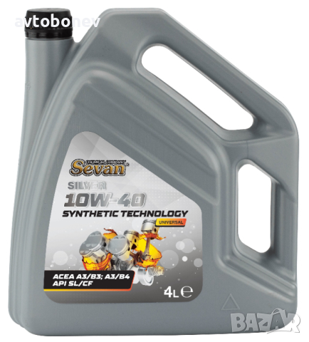 Полусинтетично двигателно масло SEVAN SILVER 10W-40, снимка 3 - Аксесоари и консумативи - 44932161