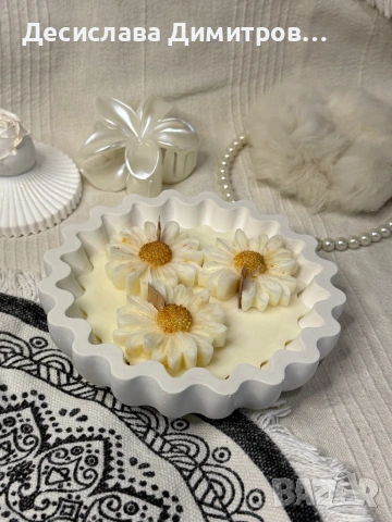 Ръчно изработени соеви свещи – подарък за Свети Валентин ,8 март,повод, снимка 2 - Арт сувенири - 53294930