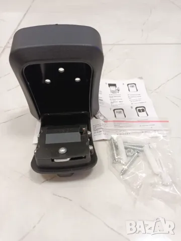 Сейф за съхранение на ключове с шифър, кутия за ключове с код, AirBnB Booking Хотел Гараж, снимка 4 - Други стоки за дома - 49762702