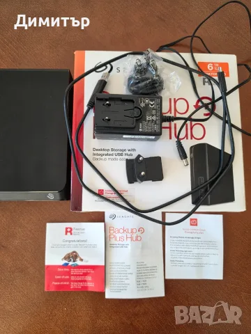 Hard Drive Sata кутия за външен твърд диск Seagate Backup Plus Hub HDD, снимка 10 - Външни хард дискове - 56302142