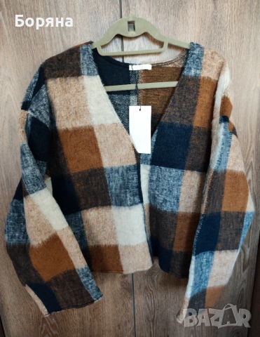 Zara нов с етикет дамски пуловер 