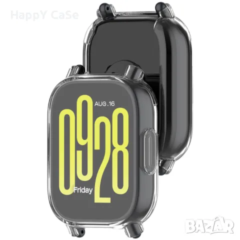 Xiaomi Redmi Watch 5 / 5 Active / 5 Lite / Мек TPU силиконов кейс с протектор, снимка 6 - Смарт часовници - 47564825