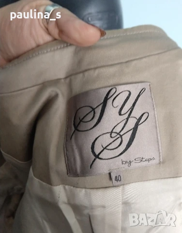 Два броя / Уникално дантелено и дънково сако с хастар "Gant" и "SYS" by Steps, снимка 16 - Сака - 42442970