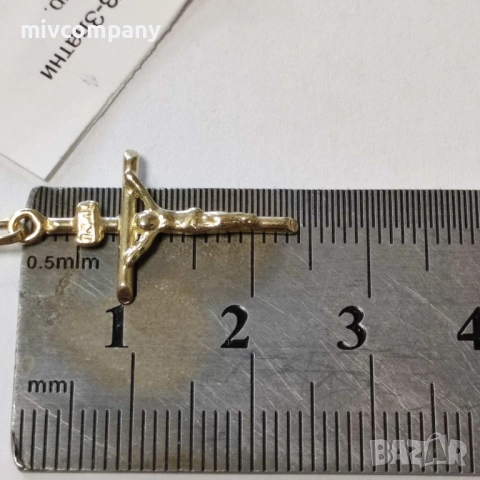 Златен кръст 1.04гр., снимка 2 - Колиета, медальони, синджири - 51910579