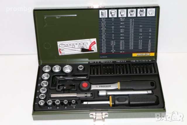 гедоре, 1/4 инча 39 ч., вложки с тресчотка, Германия, снимка 4 - Гедорета - 41443384