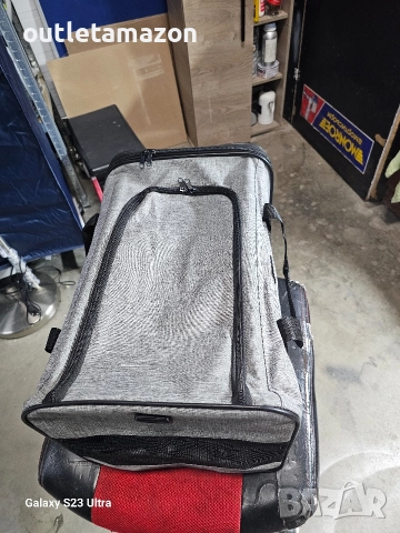 Чанта за транспортиране на котки и кучета Zavothy, дишаща и сгъваема чанта за транспорт , снимка 8 - За котки - 52856073