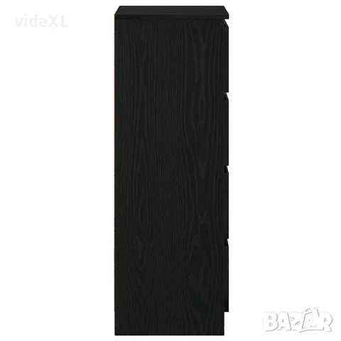 vidaXL Сайдборд, Черен дъб, 37,5x35x99 см, инженерно дърво, снимка 7 - Бюфети - 56148396