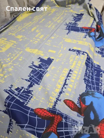 Детски спални комплекти от Ранфорс - 100% памук - Spiderman, снимка 4 - Спално бельо и завивки - 49608725