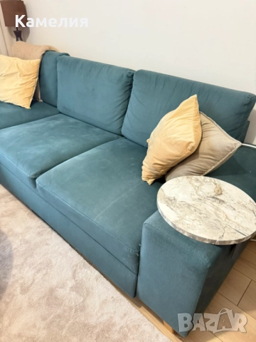 Ъглов диван с механизъм за сън, снимка 4 - Дивани и мека мебел - 52445565