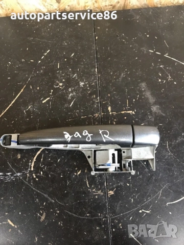 Дръжка за задна дясна RHD врата външна сив цвят за Peugeot 308 (2007–2012), снимка 3 - Части - 53622065