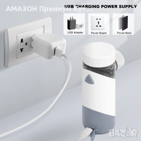 NebSmart USB Безжичен Аерозолен Инхалатор/Пулверизатор/Безшумен/Деца и Възрастни/Лесно почистване, снимка 5 - Други - 41230018