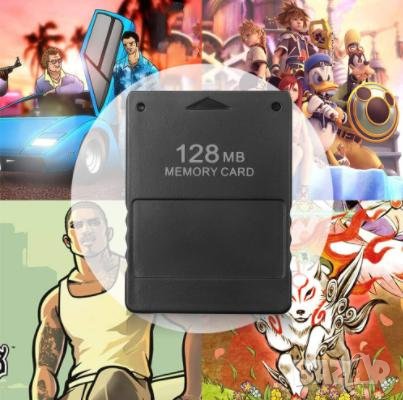 Мемори Карта за Playstation 2 128MB 64MB PS2 Карта Памет за Плейстейшън 2, снимка 4 - Аксесоари - 41405537