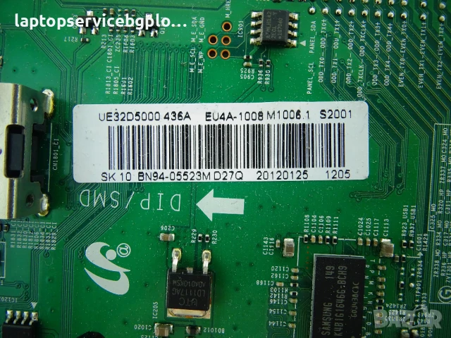 MAINBOARD SAMSUNG BN94-05523M BN41-01747A X9_SLCNAND_LED TV UN32D5000 LTJ320HN01-J, снимка 2 - Части и Платки - 50701359