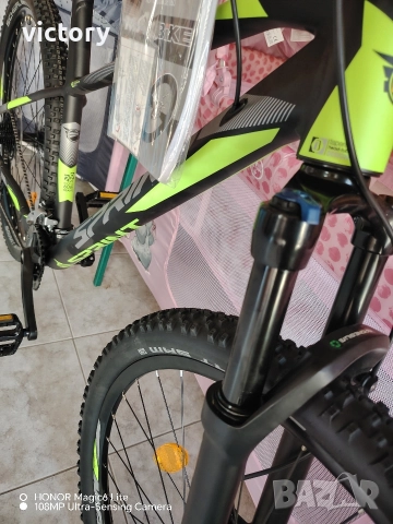 Планински велосипед със скорости SPRINT - Apolon  29", черно/сиво/зелено , снимка 3 - Велосипеди - 52731740