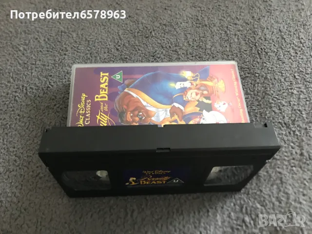 Видеокасета '' Красавицата и Звяра ''  VHS, снимка 14 - Анимации - 50229853