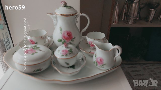 Сервиз за кафе на фирма Майсен''Meissen Porcelain Coffee Set, 1920's, Germany'', снимка 1