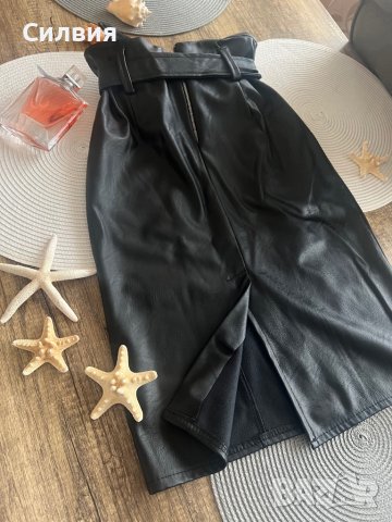 Кожена пола, снимка 4 - Поли - 39396886