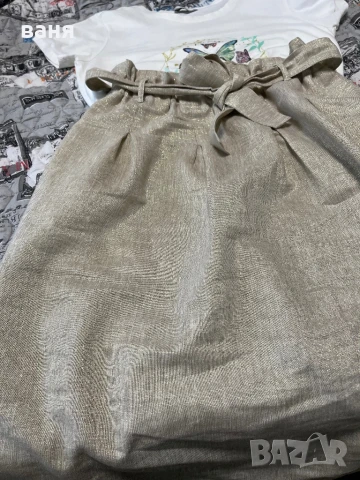 Пола с висока талия GANG и блузка, снимка 4 - Поли - 51091888