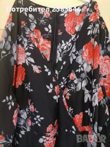 Дълга официална дамска рокля от полиестер, снимка 6 - Рокли - 53401134