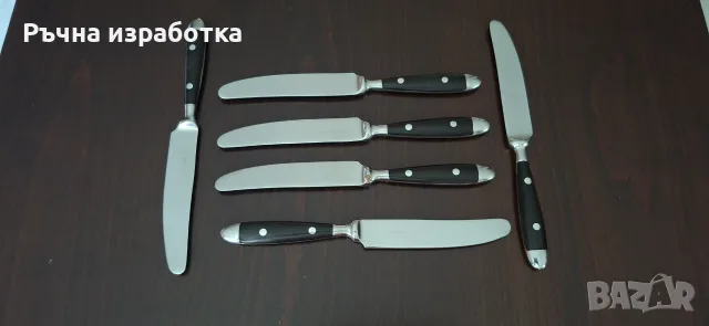 нож 6бр.rostfrei немски основен нож прибори за хранене комплект, снимка 6 - Прибори за хранене, готвене и сервиране - 55953211