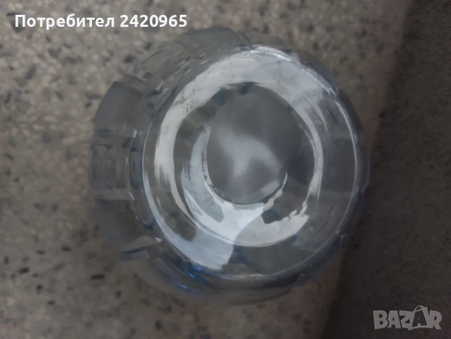 Старинна, кристална кана , снимка 2 - Антикварни и старинни предмети - 51131235