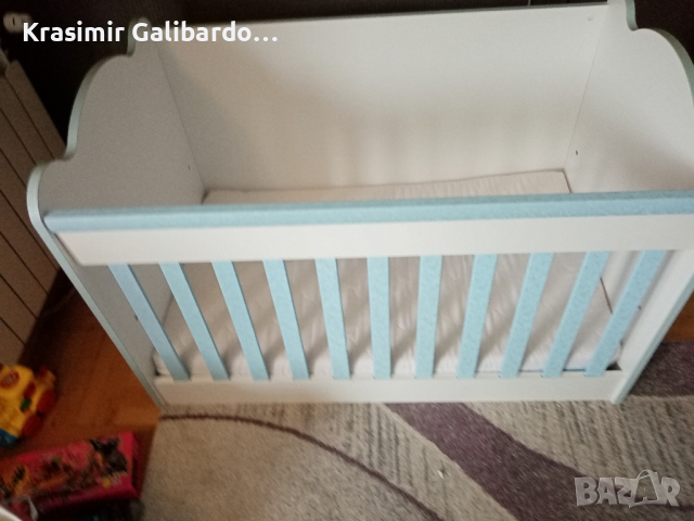 Бебешко креватче с матрак, снимка 2 - Бебешки легла и матраци - 44776812