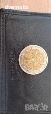 Две евро ДЪРВОТО НА ЖИВОТА -ИЗМЕСТЕН ЦЕНТЪР!, снимка 2 - Нумизматика и бонистика - 53833208