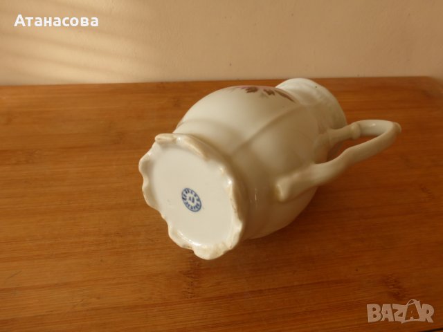 Кана български порцелан Коста Йорданов Видин 1960 г 6, снимка 7 - Аксесоари за кухня - 44202620