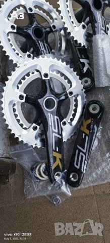 Курбели FSA SL-K Light Carbon 53/39T BB30 /(68/73 mm) /170/mm, снимка 2 - Велосипеди - 40601758