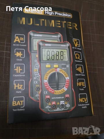 Мултицет, Мултиметър ANENG SZ304, снимка 14 - Друга електроника - 52632673