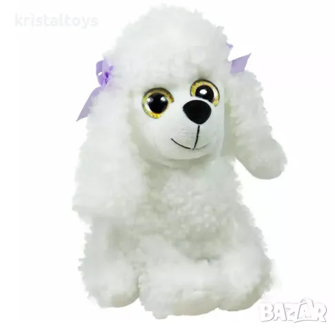 Детска плюшена играчка Куче Болонка бяла, снимка 1