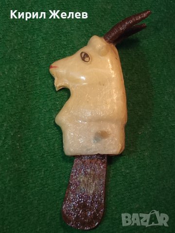 СТАРА БАКЕЛИТОВА ФИГУРКА на КОЗЕЛ РЯДКА за КОЛЕКЦИЯ 30955, снимка 7 - Колекции - 38137845
