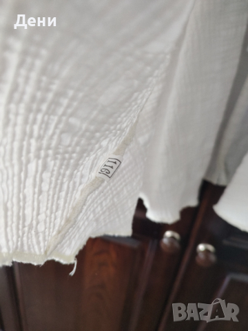 Бяла рокличка със златисто сърце, снимка 2 - Детски рокли и поли - 36167197