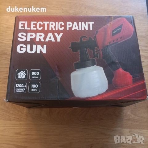 Електрически пистолет за боядисване 700W, 1200 мл, 4 медни дюзи, снимка 11 - Други инструменти - 52721909