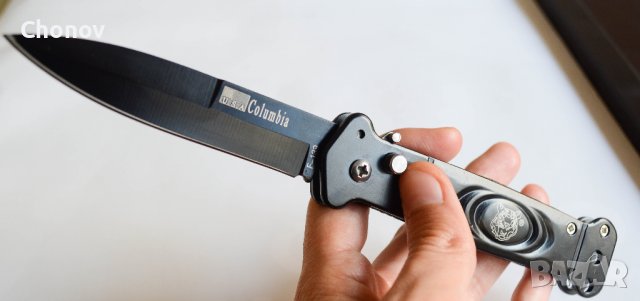 АВТОМАТИЧЕН СГЪВАЕМ НОЖ КОЛУМБИЯ COLUMBIA ТИГЪР ЧИСТО НОВ, снимка 6 - Ножове - 38654952