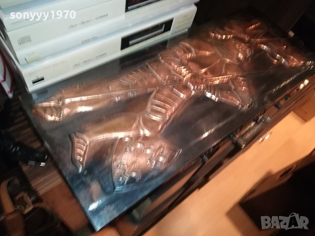 КАРТИНА 56СМ-МЕД МЕСИНГ РЕЛЕФНА С РИЦАР L2ED1102240925, снимка 10 - Картини - 44237481