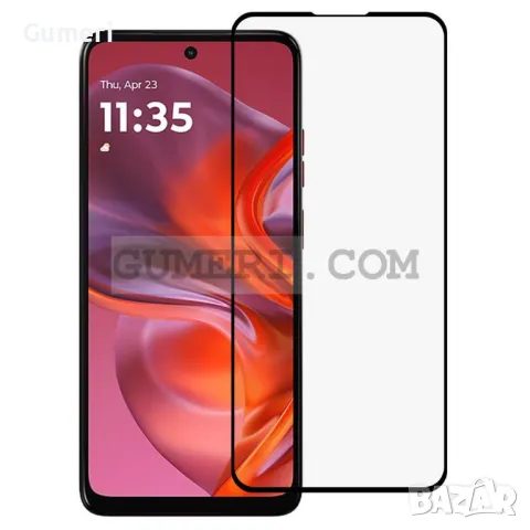 Motorola Moto E15 Стъклен Протектор За Целия Екран Full Glue