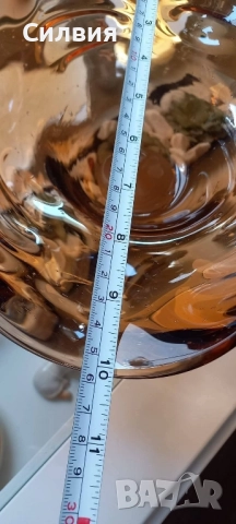 Арт стъклена купа , снимка 8 - Антикварни и старинни предмети - 52470591